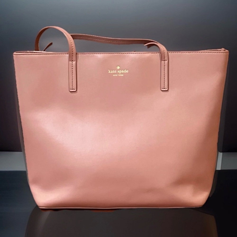 Kate Spade Large Blush Pink Tote Bag EUC